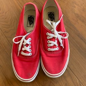 Vans low old skool red